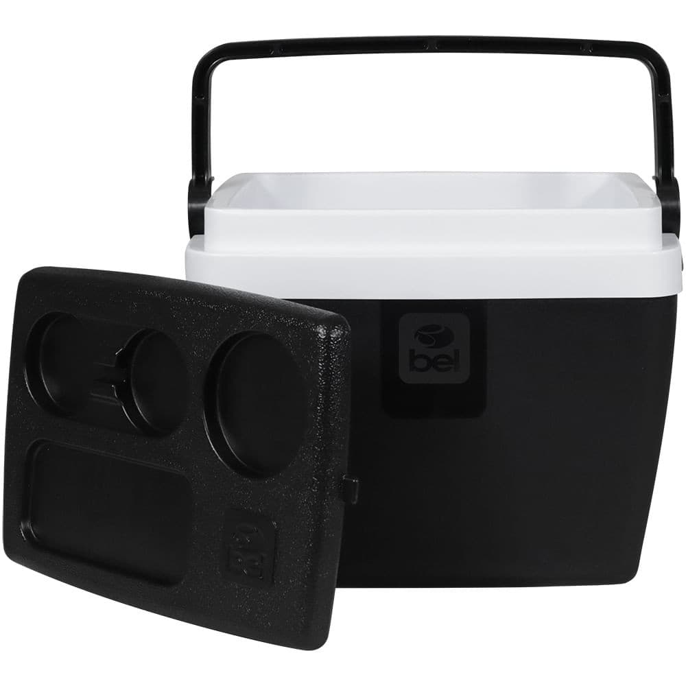 Caixa Térmica 12 L BEL - Preta/Branca
