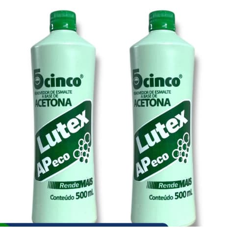 Kit 2 Removedores De Esmalte Lutex  Ap Eco - 500 Ml