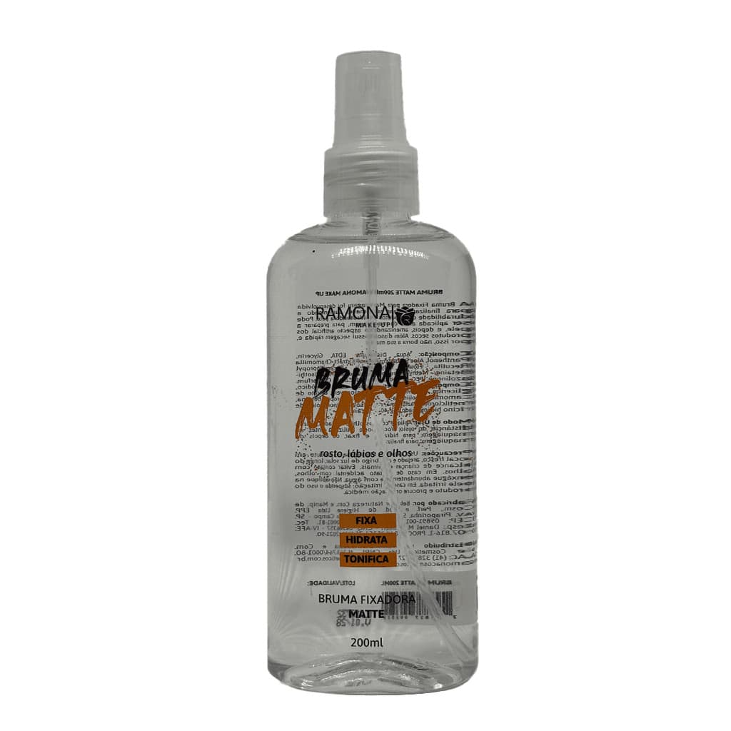 Bruma Fixadora Matte Finalizador 200ml - Ramona Make Up