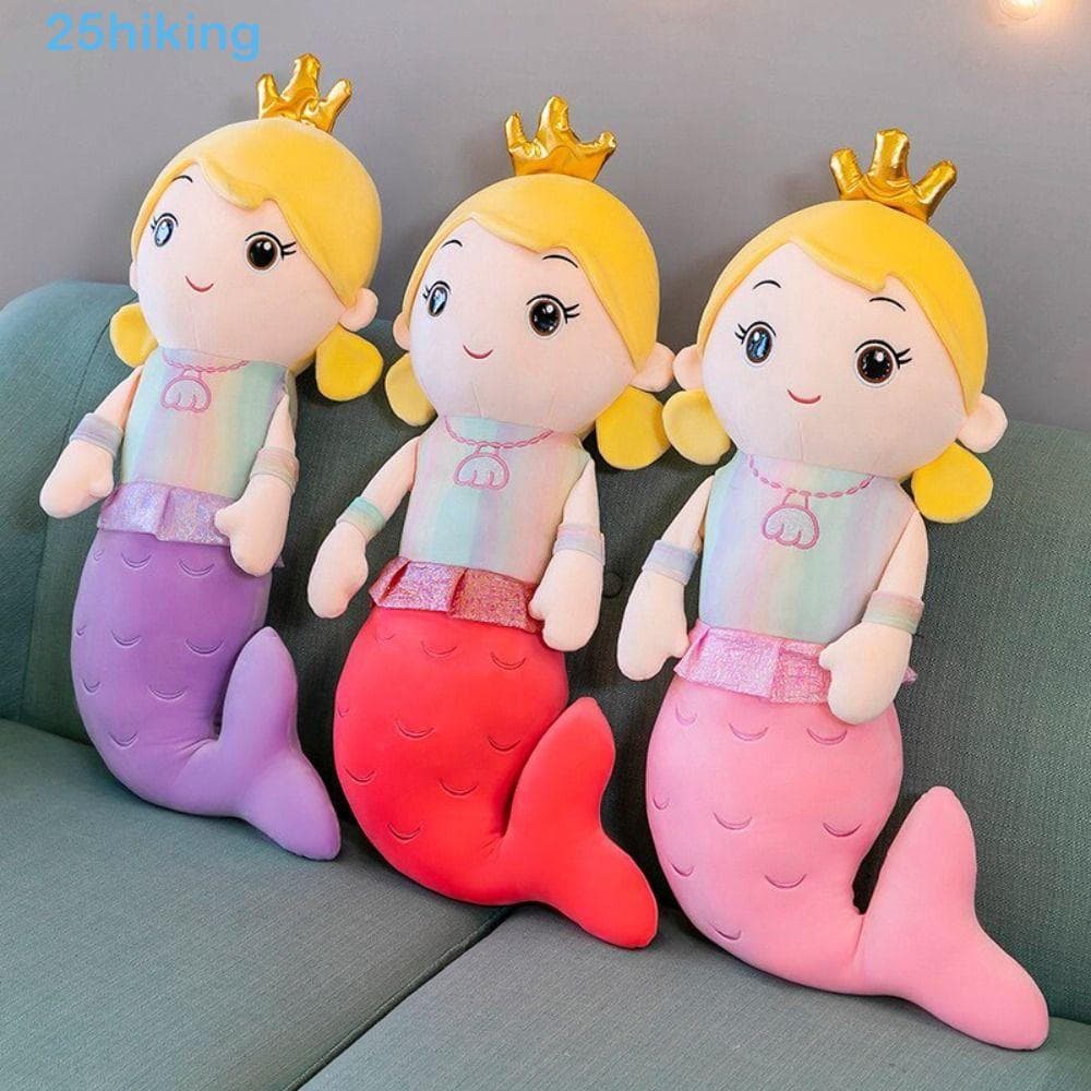 Brinquedos De Pelúcia De Sereia Para Caminhada , Bonecas Princesa Cheias De Algodão , Macias