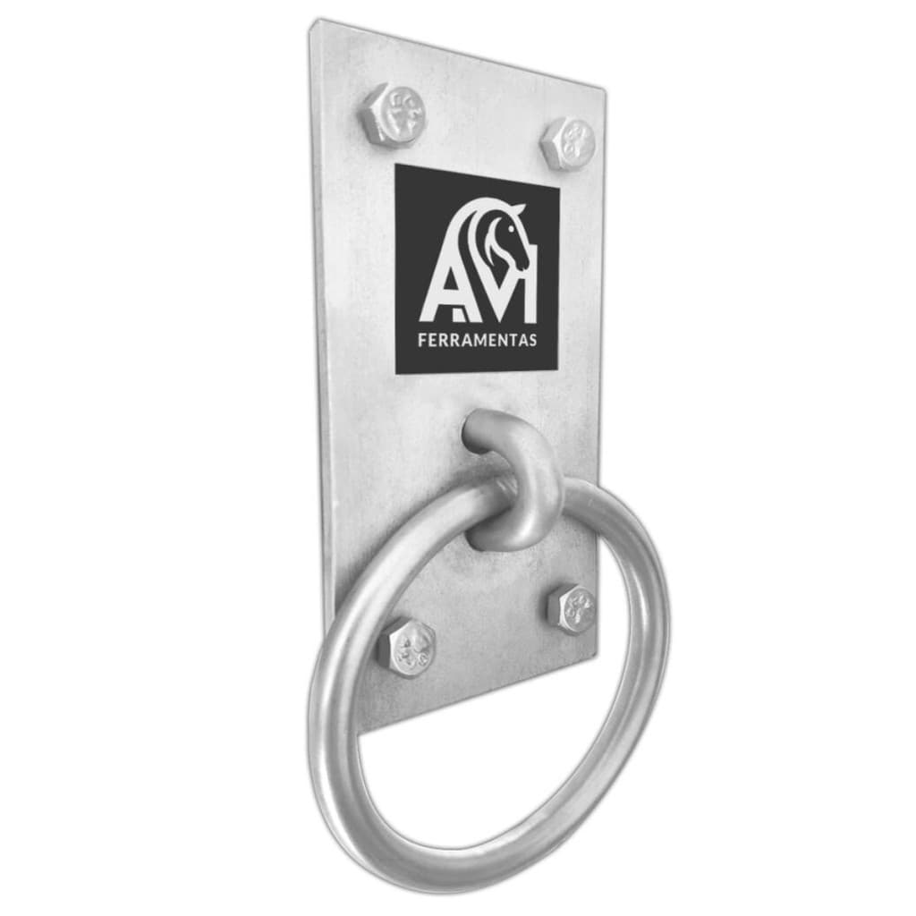 ARGOLA de ACO INOX para Amarrar Cavalos Com Parafusos