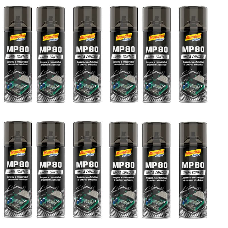 LIMPA CONTATO SPRAY MP80 Eletrônica Alto Rendimento 12 PC