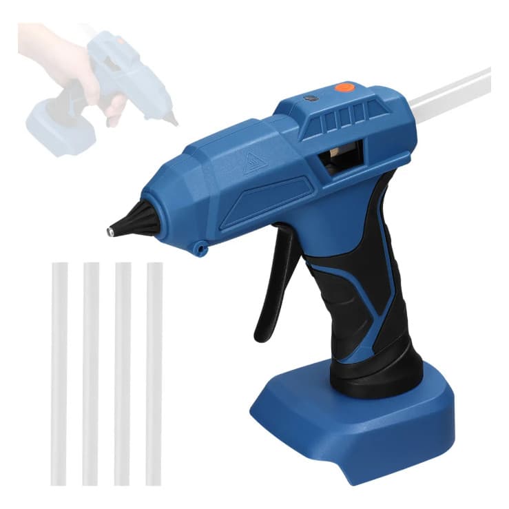 Pistola de Cola Quente Sem Fio Recarregável 11mm com Bateria – Portátil e Profissional