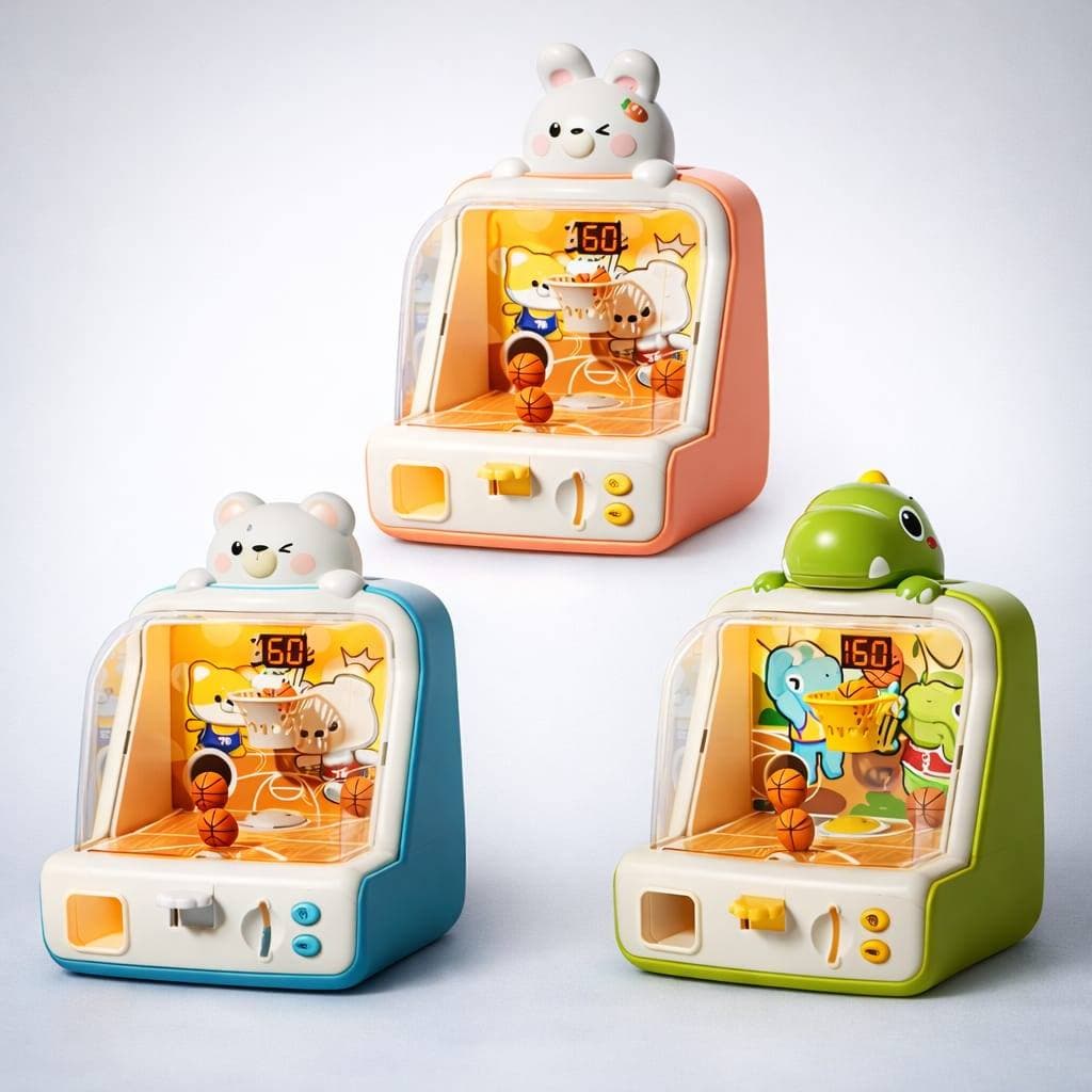 Mini Jogo de Basquete Infantil Eletrônico com Placar 6001-C1