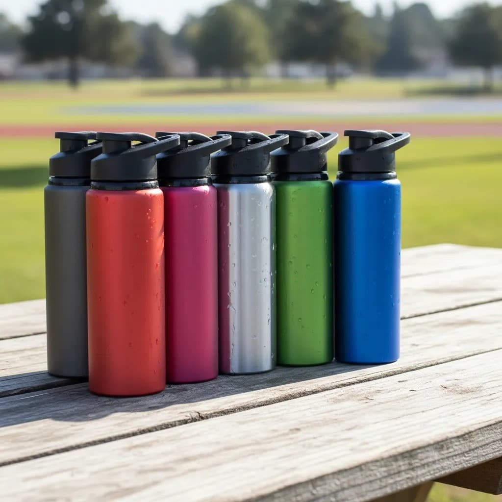 Squeeze De Alumínio 600ml Mod. 12487 Liso Sem Personalização