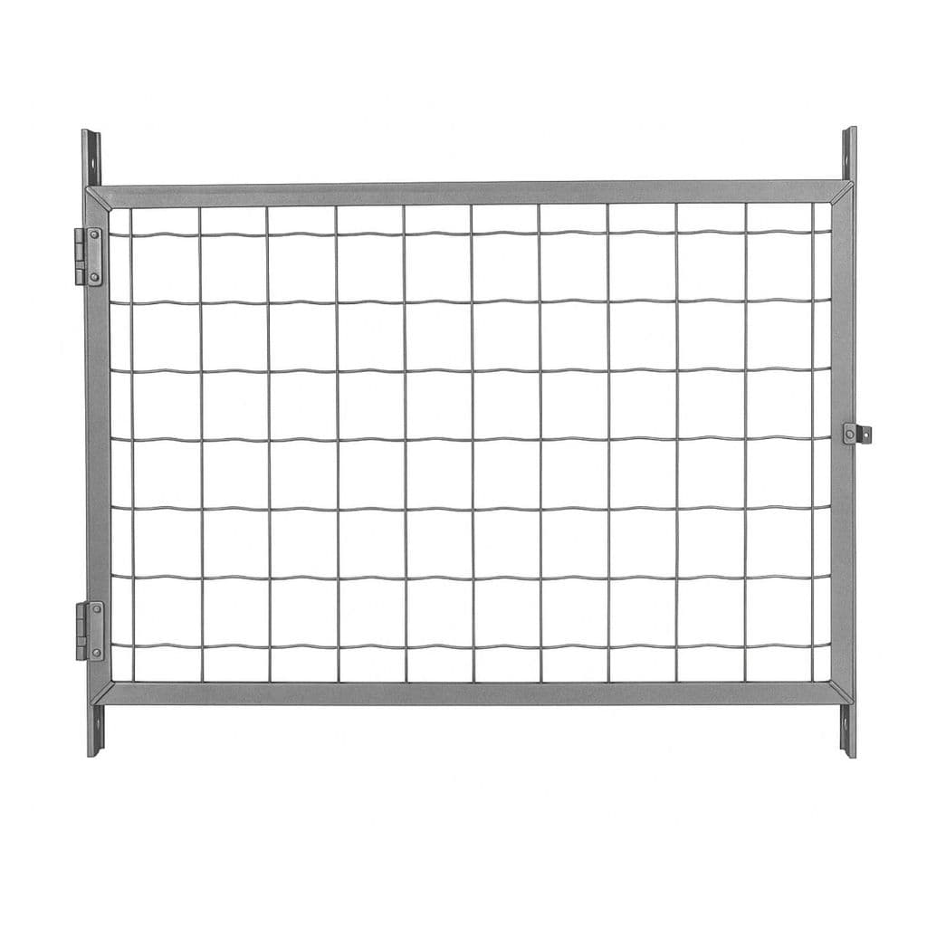 Grade Proteção Hidrômetro 52x43cm Galvanizada Antifurto com Dobradiças