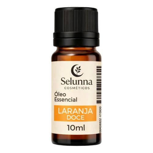 Óleo Essencial Laranja Doce 100% Puro 10ml Selunna Aromoterapia Difusor