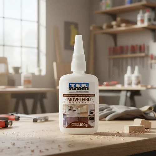 Cola Instantânea Tekbond Moveleiro Para Madeira E Mdf 100g