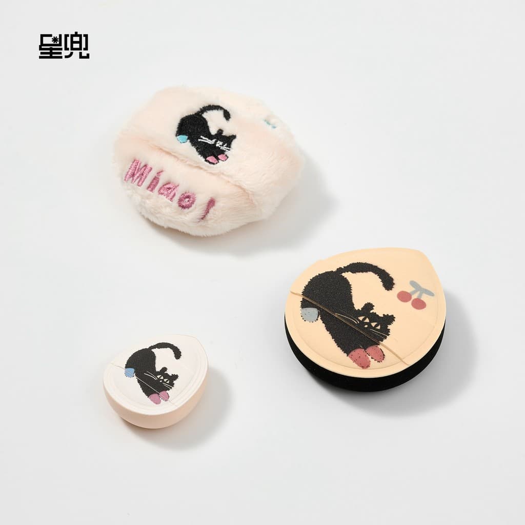 Estrela bolso gato cão puff conjunto Marshmallow puff reunindo puff almofada de ar puff conjunto ilustrador cooperação