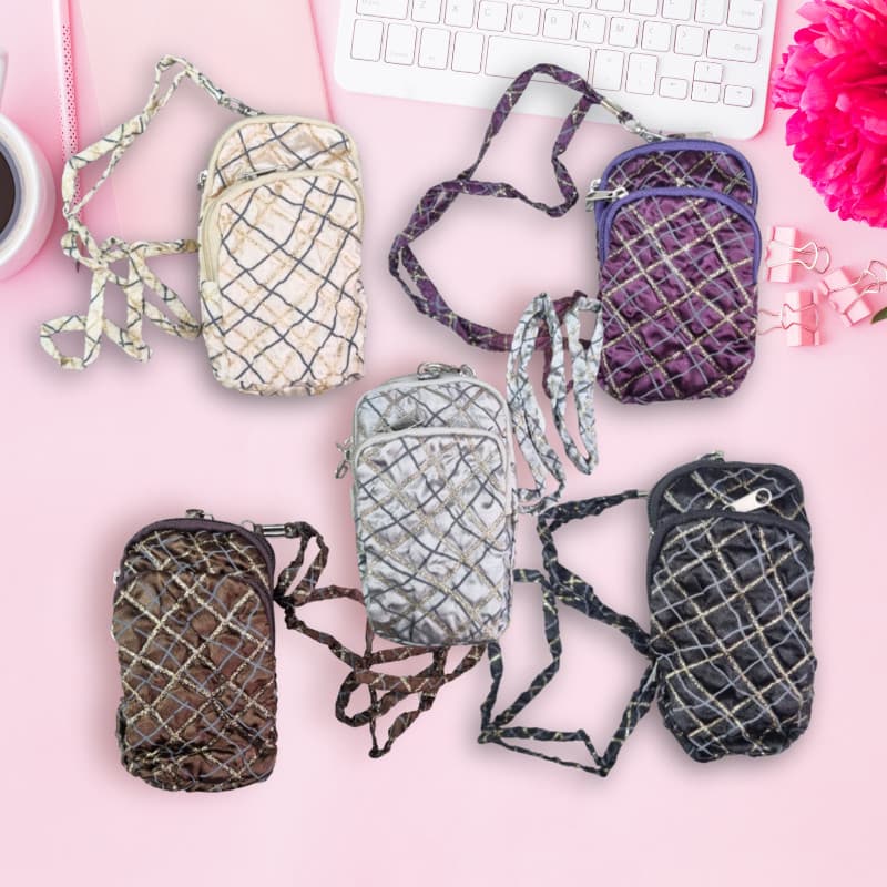 Mini Bolsinha Porta Moeda Estampada