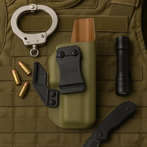 Coldre Kydex Premium Pulse Taurus  G2c G3c Iwb Velado Destro Destro Verde