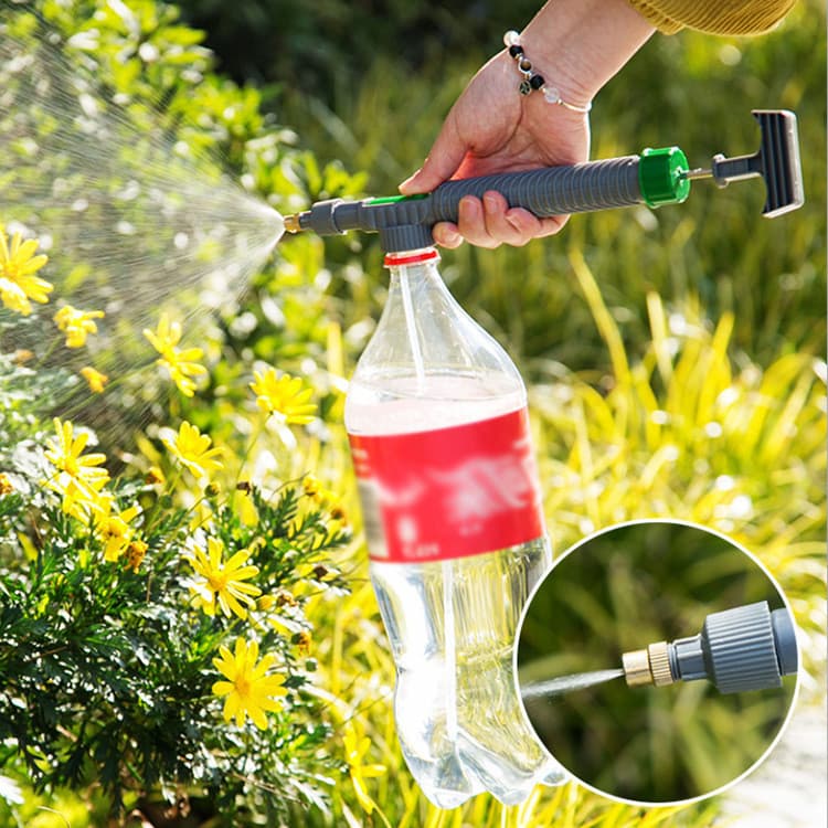 Bomba Pulverizadora Para Garrafa Pet Manual Borrifador - Adaptável a Jardim, Limpeza