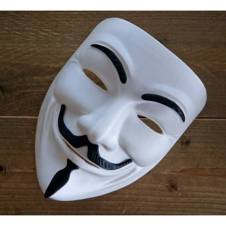 Máscara V De Vingança Guy Fawkes Decorativa
