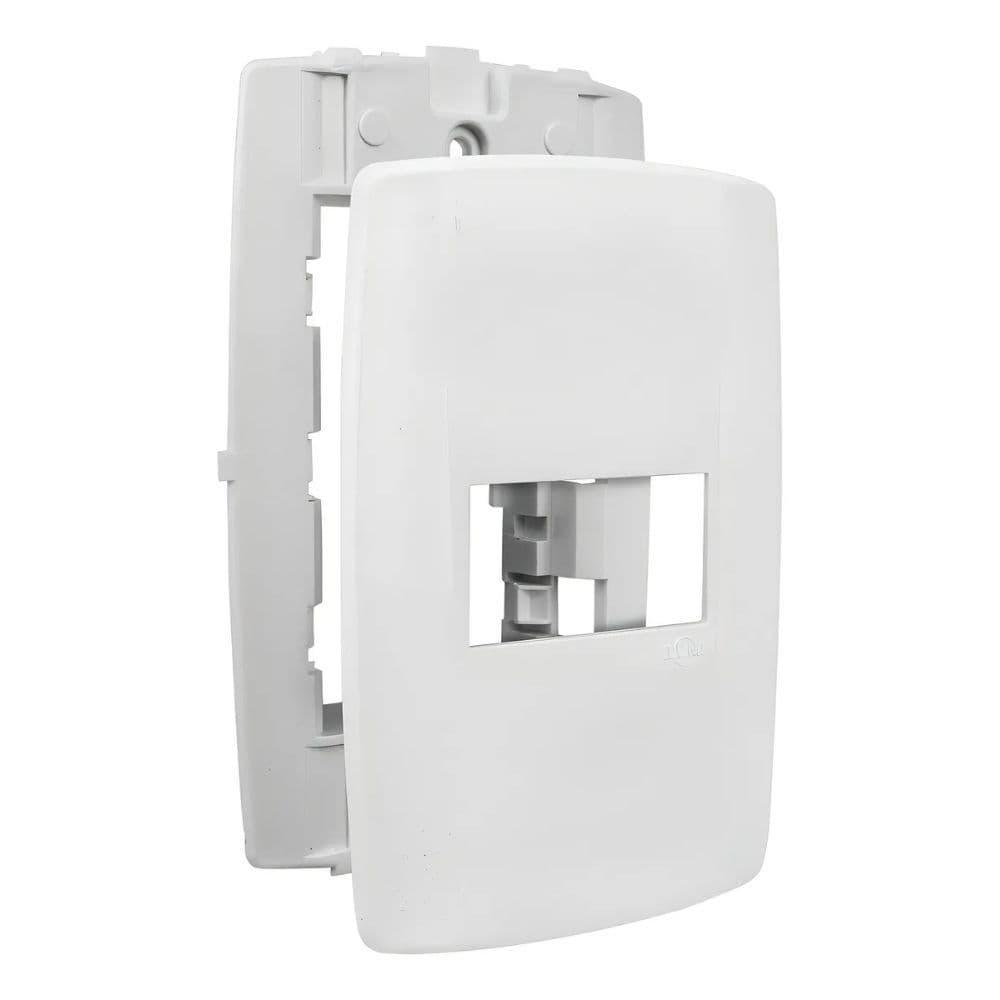 Tomada 2P+T 10A + Placa 4x2" 20140 Stylus ILUMI