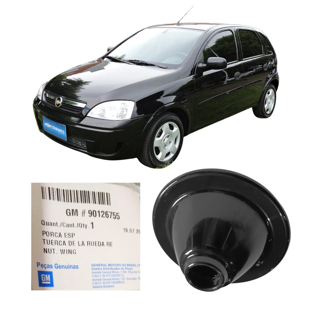 Porca Fixação Roda Estepe Astra Corsa Meriva Tigra GM 90126755