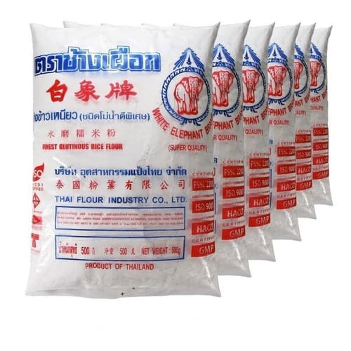 Farinha de Arroz Glutinoso Motigome Motiko 500g - (Kit com 6)