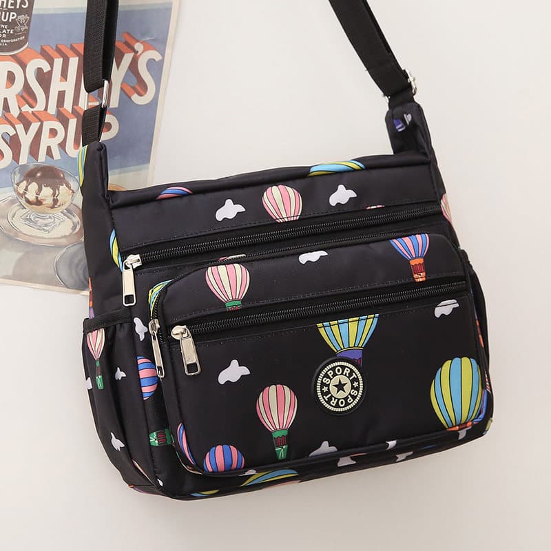 Multi-camada Casual lona grande capacidade bolsa de ombro saco do mensageiro leve pano mochila Oxford pano feminino saco