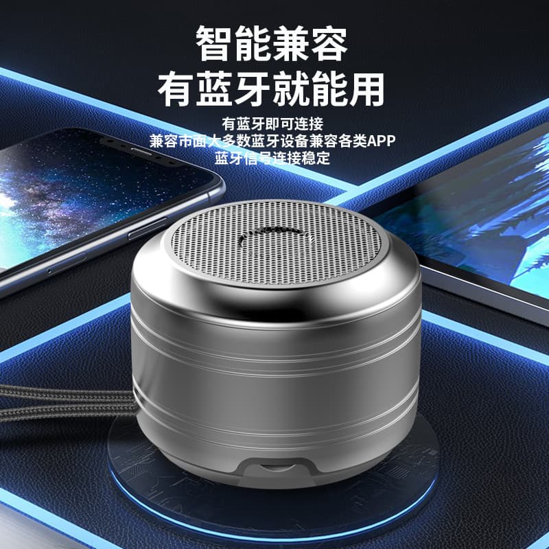 Alto-falante Bluetooth Mini alto-falante Super Subwoofer sem fio de alta qualidade doméstico portátil pequeno carro ao a