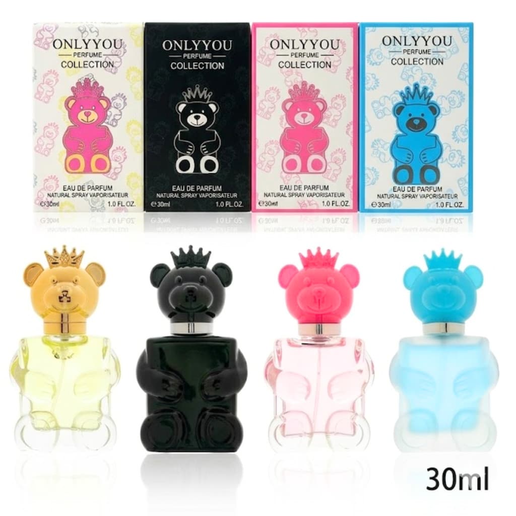 Perfume Mini 30ml Ursinho Feminino Masculino Lembrancinha Cheiro Agradável Para Presente