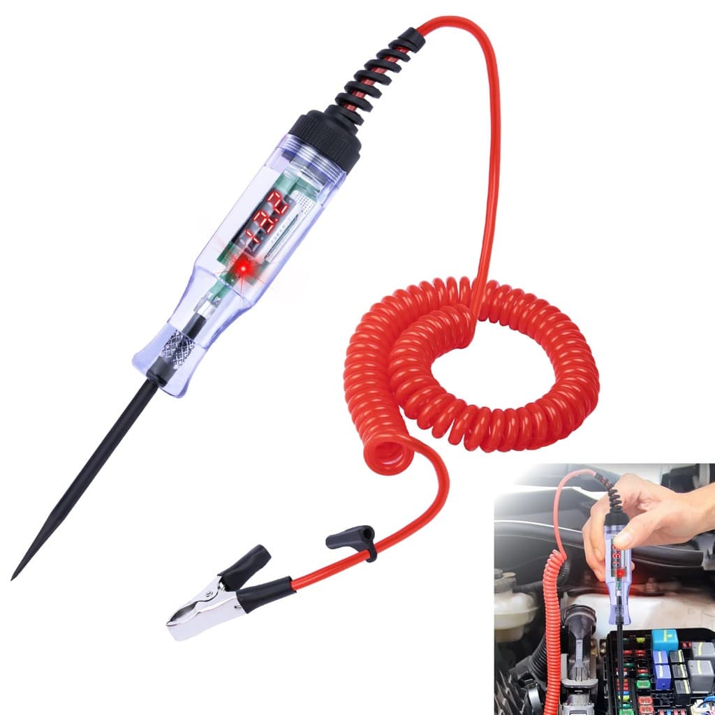 Testador De Circuito De Tensão Para Caminhão De Carro Ferramentas Auto 6V/12/24V Sonda De Diagnóstico Elétricas Caneta