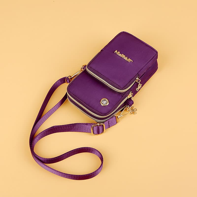 Novo estilo saco do telefone móvel feminino mensageiro Mini pequeno saco do telefone móvel pendurado pescoço saco de pan