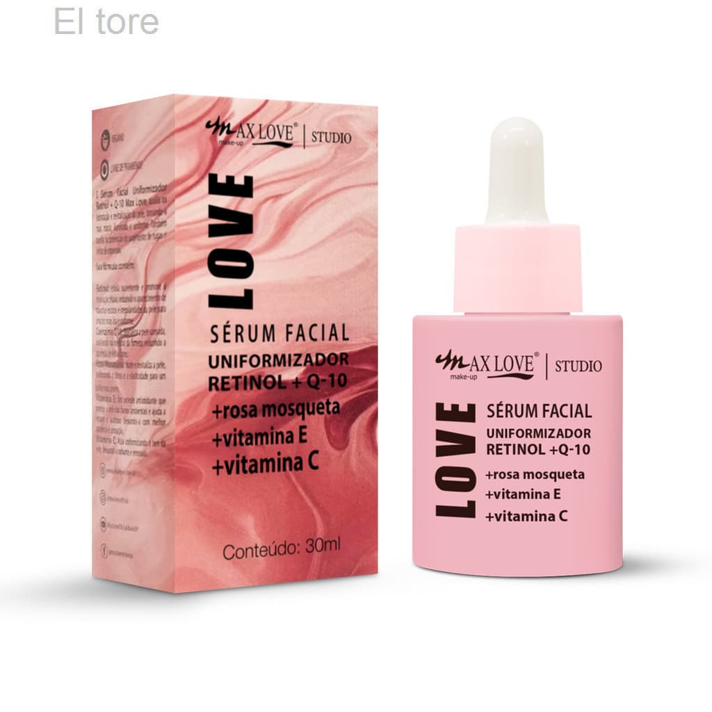 (V)✨ Sérum Facial Uniformizador Retinol + Q-10 Max Love – Antissinais, Firmeza e Renovação6VWY