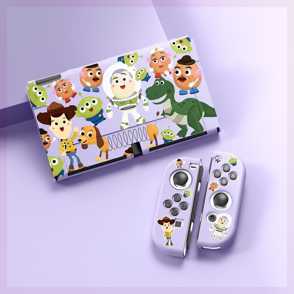 Capa Macia Encaixável Para Nintendo Switch/Oled , De Silicone Macio-Toy City