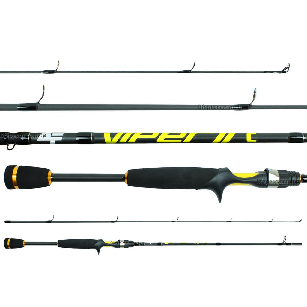 Vara Para Carretilha Albatroz Viper II 5'6" (1,68m) 10-20Lbs C562 - 2 Partes