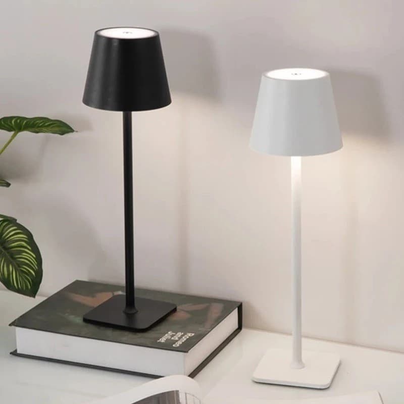 Abajur de Mesa LED Touch Recarregável – Luz Sem Fio