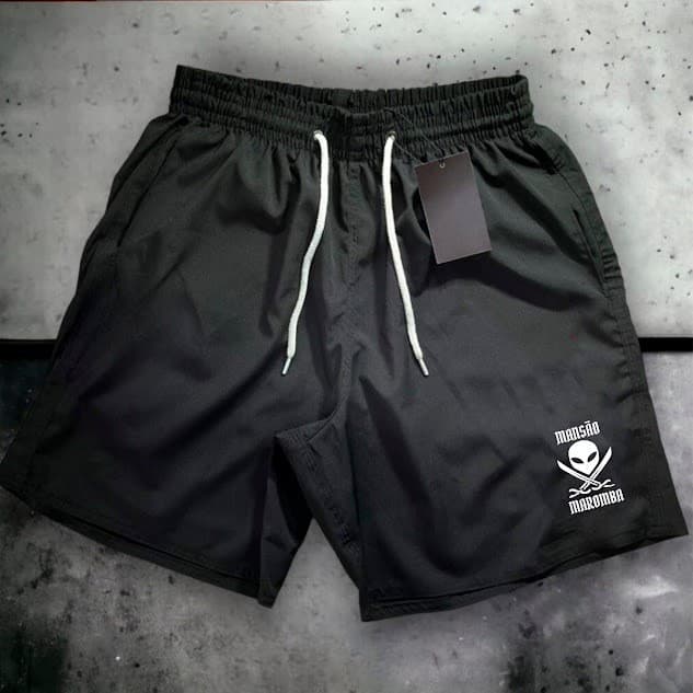 Bermuda Short Masculino Mauricinho Modelo MNS MRB- Antiodor e Design Esportivo Ideal para Academia, Skate, Corrida, dia