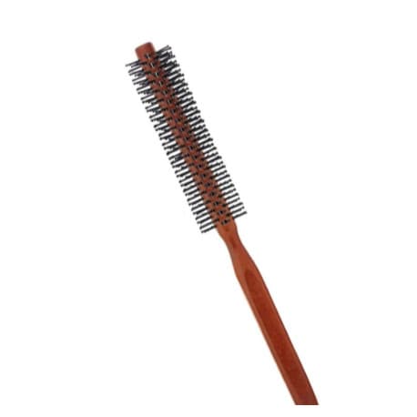 Escova Modeladora Cilíndrica Profissional - Cerdas Flexíveis e Cabo Ergonômico