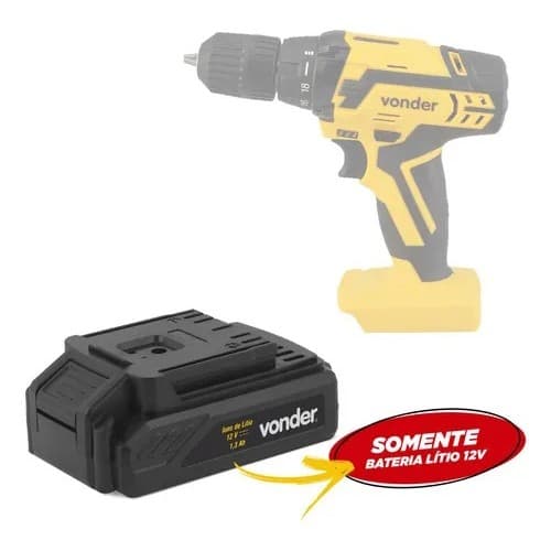 Bateria 12v Vonder Pfv 012 Li-ion Original C/ Nota Fiscal