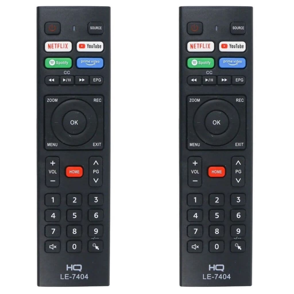 Oferta com 2 Controle compatível com TV HQ Hqs43nkh Hqs32nkh Hk320d