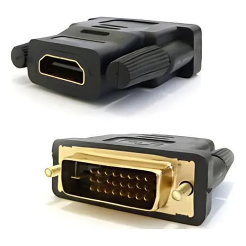 Kit 5 Adaptador DVI 24+1 para HDMI Conversor Digital  Full HD Monitor PC TV