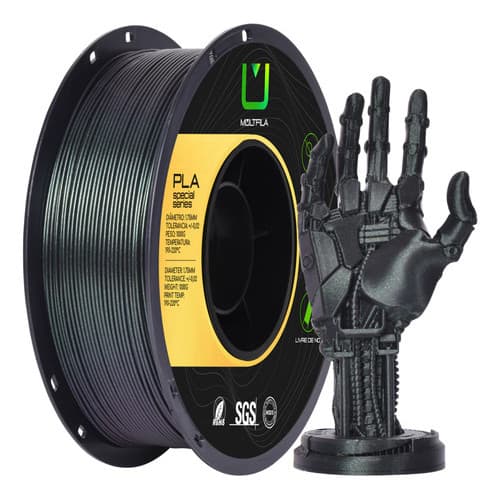 Filamento Pla Galaxy Green 1kg Multfila Para Impressora 3d 1 Verde-escuro