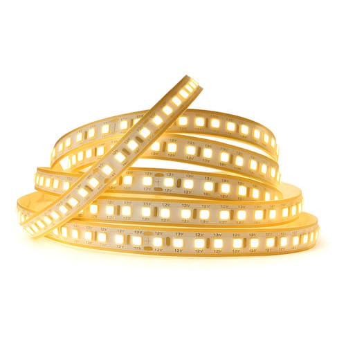Fita Led 22w/m Profissional 240leds Rolo 5m P/ Perfil Led Luz Amarela 3000k 12v