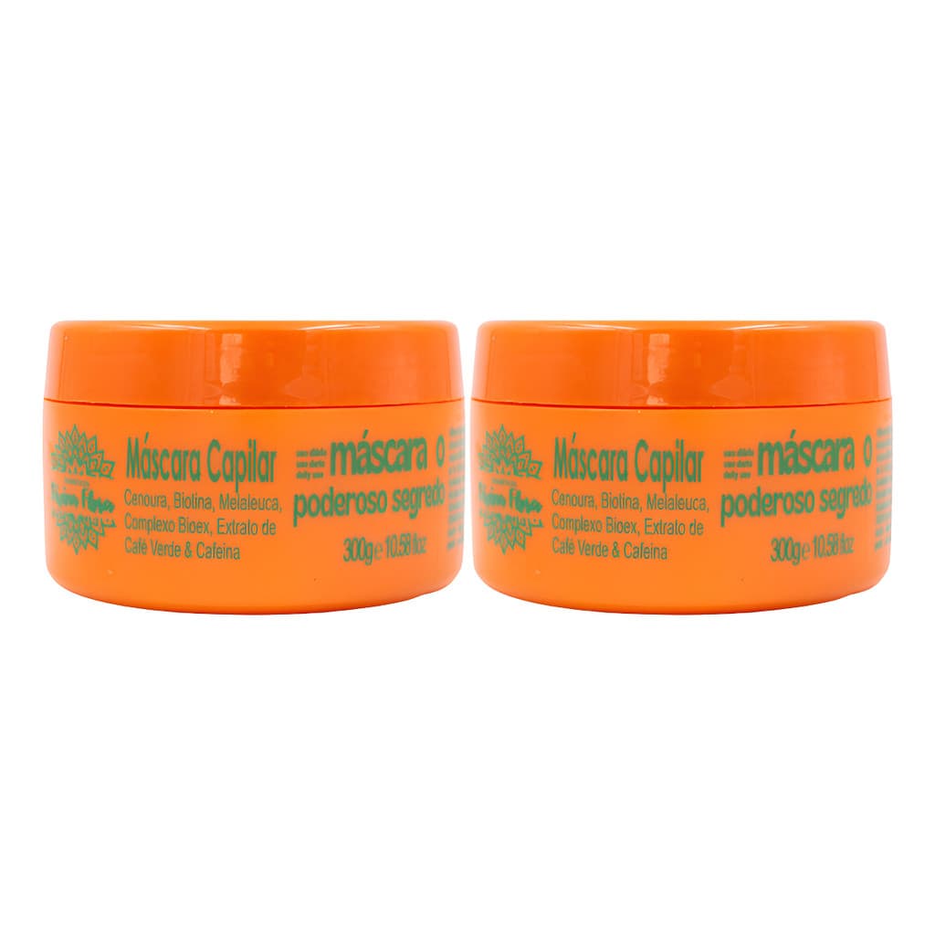 2 Máscara Capilar Poderoso Segredo Divina Flora Cosméticos