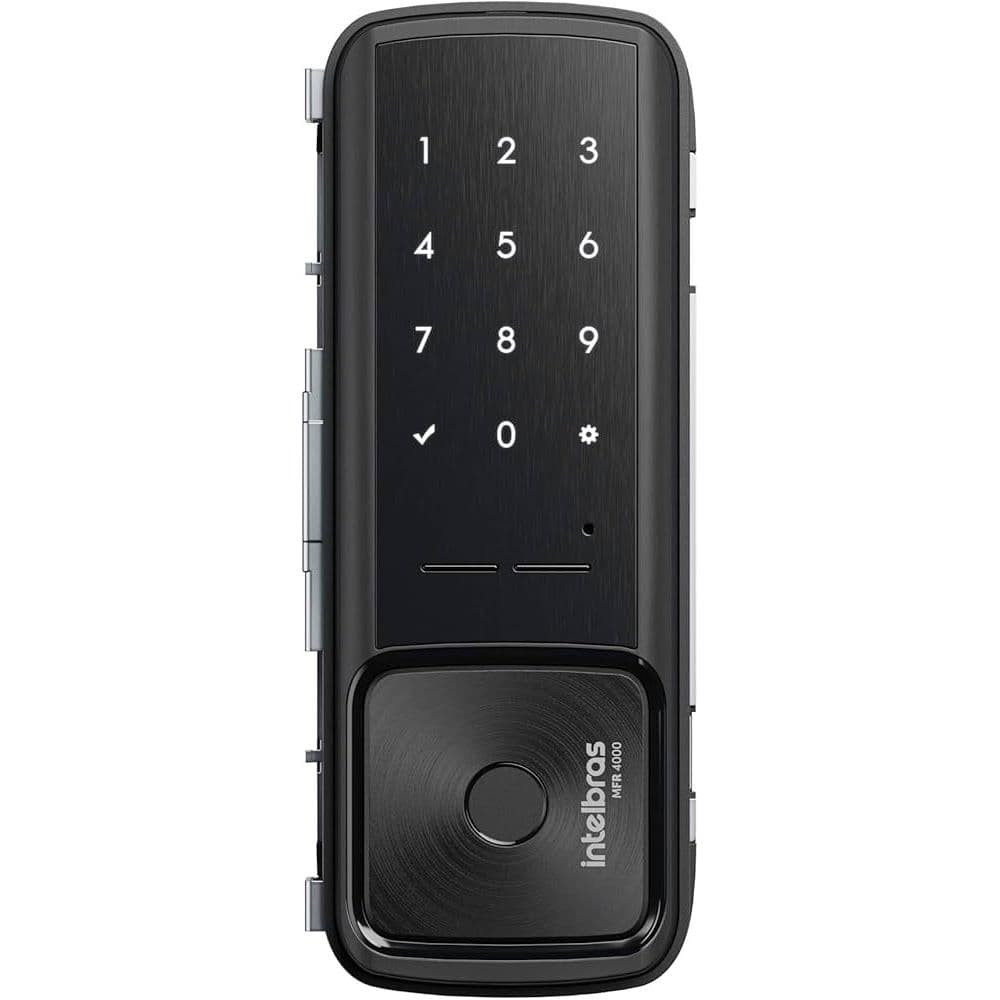 Fechadura Inteligente Intelbras Para Portas de Vidro de Sobrepor MFR 4000 - 4670027