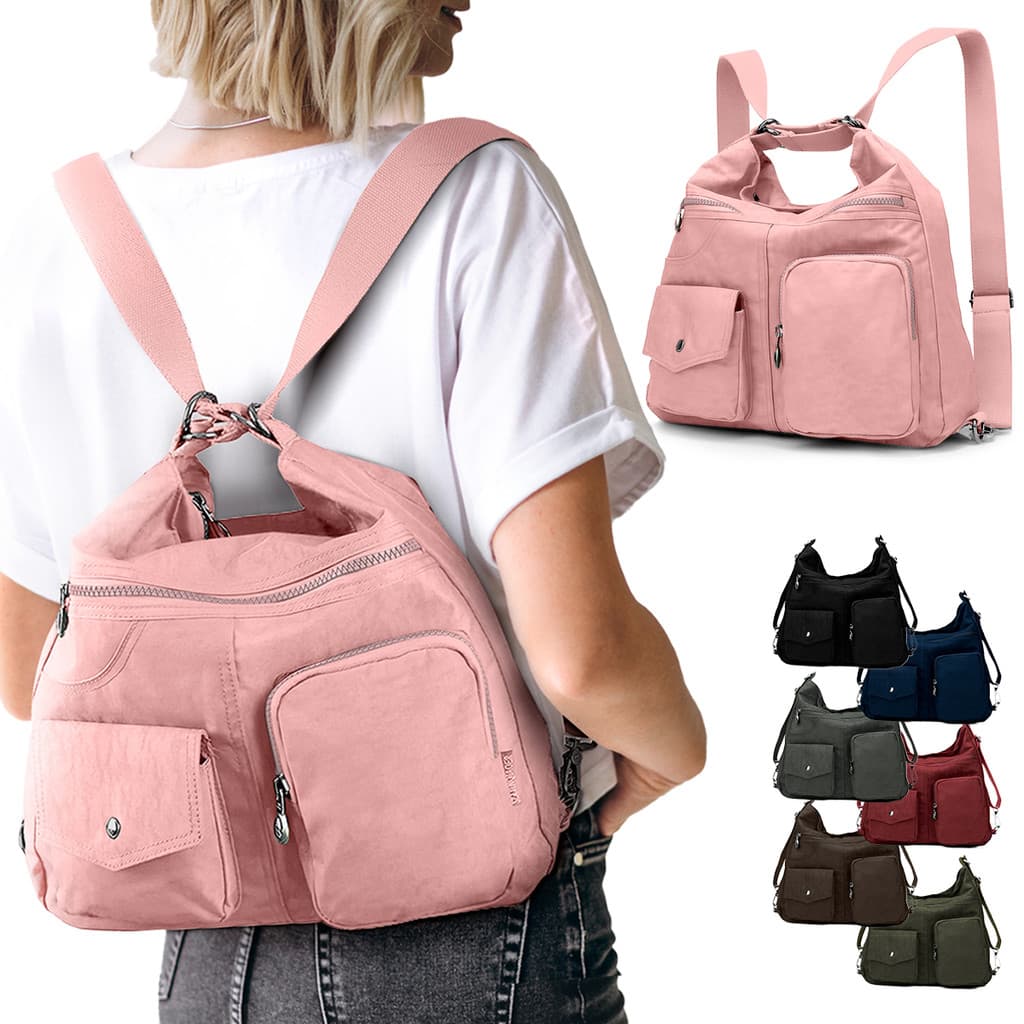 Mochila Bolsa Feminina Alça Lateral Espaçosa Estilosa Rotina