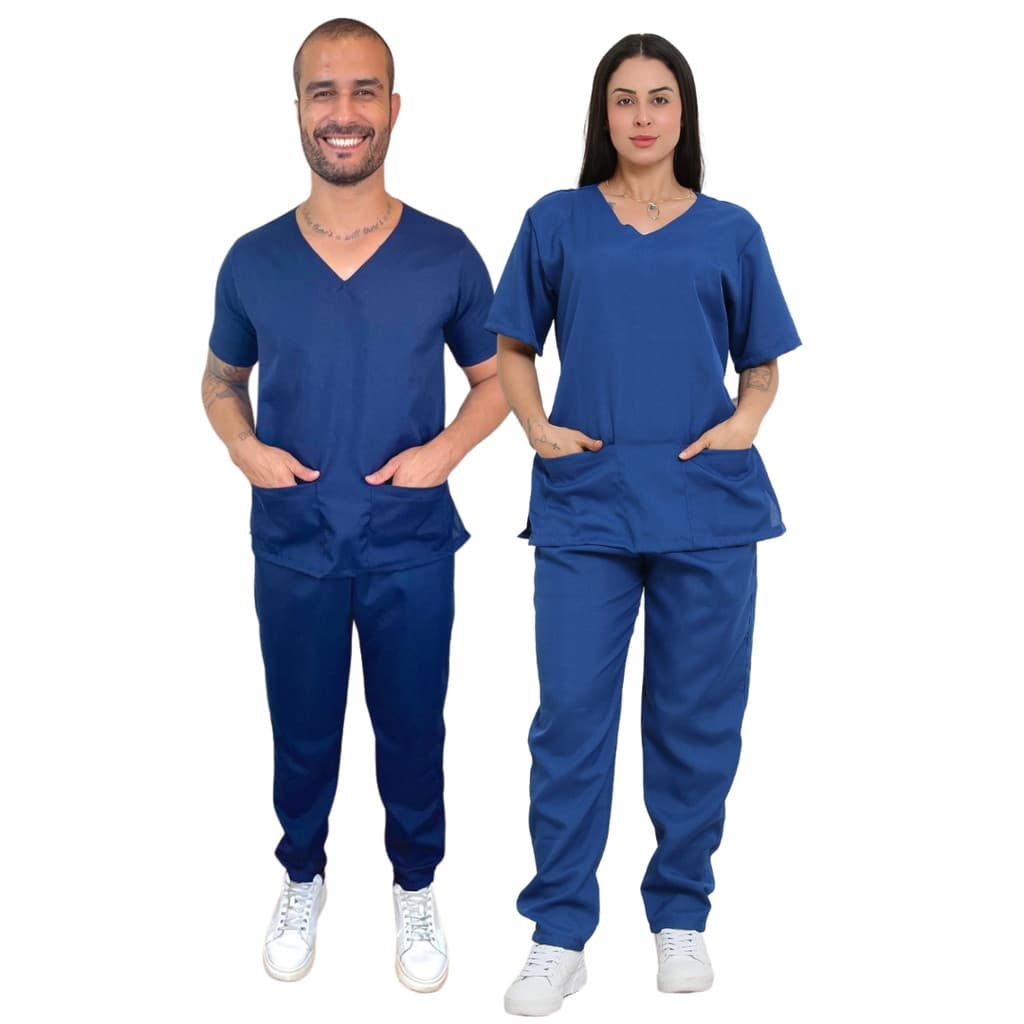 Pijama Cirúrgico Conjunto Hospitalar Feminino E Masculino