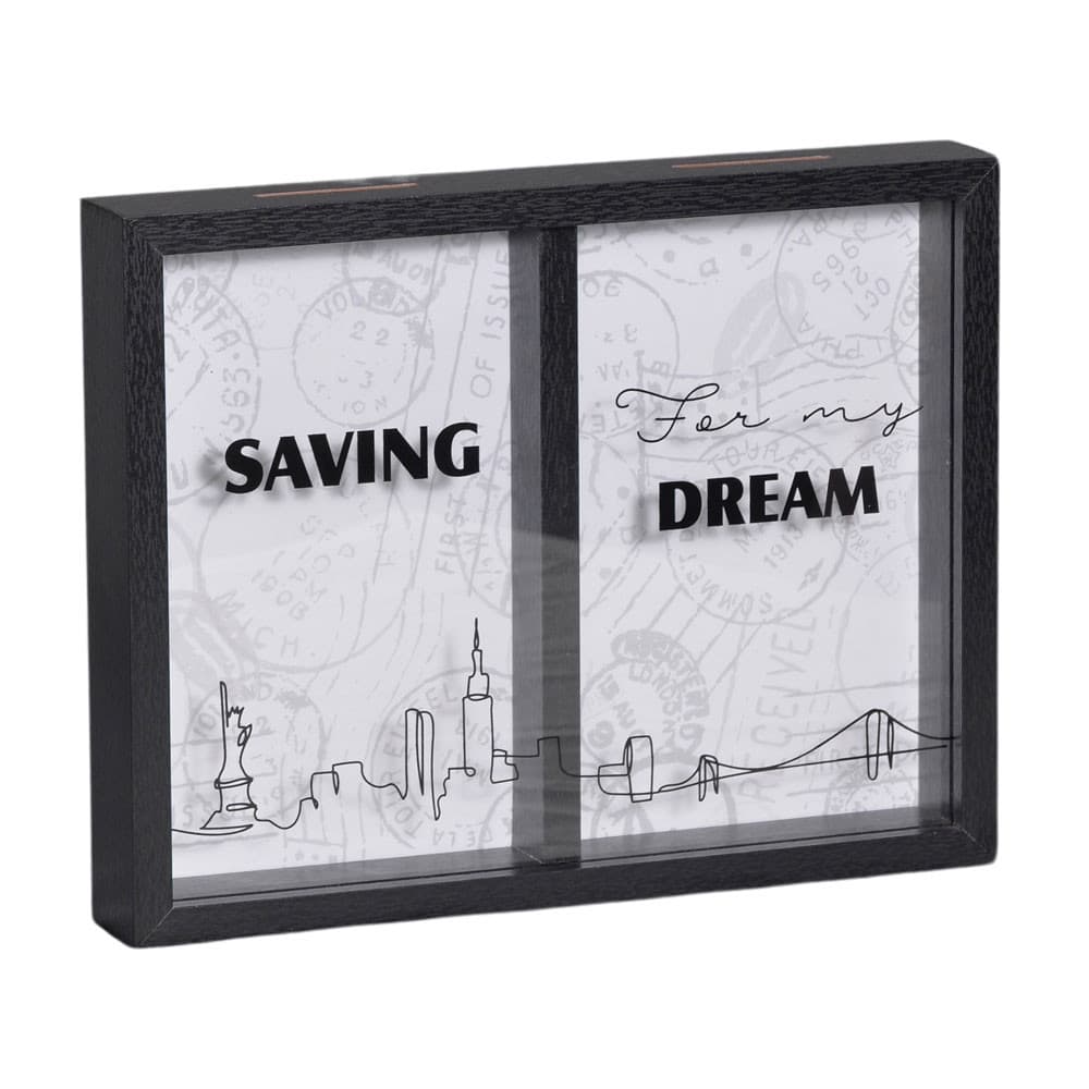 Quadro Cofre Personalizado com Frase e Foto 28x22cm mai