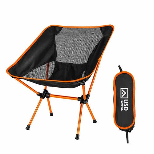 Cadeira Portátil Dobrável Camping Oxford 600d Ultraleve Usd C/ Bolsa De Transporte