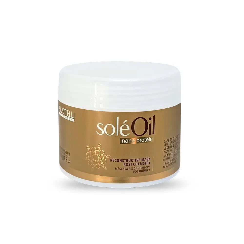Mascara Reconstrutora SoléOil Plattelli