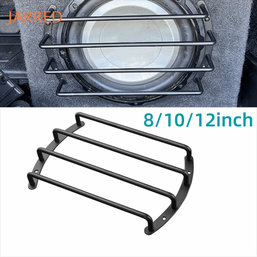 Grade De Subwoofer De Metal JARRED , 4 Barras Fáceis De Instalar , Capa De Alto-Falante De Carro , Protetor Áudio De 8/1