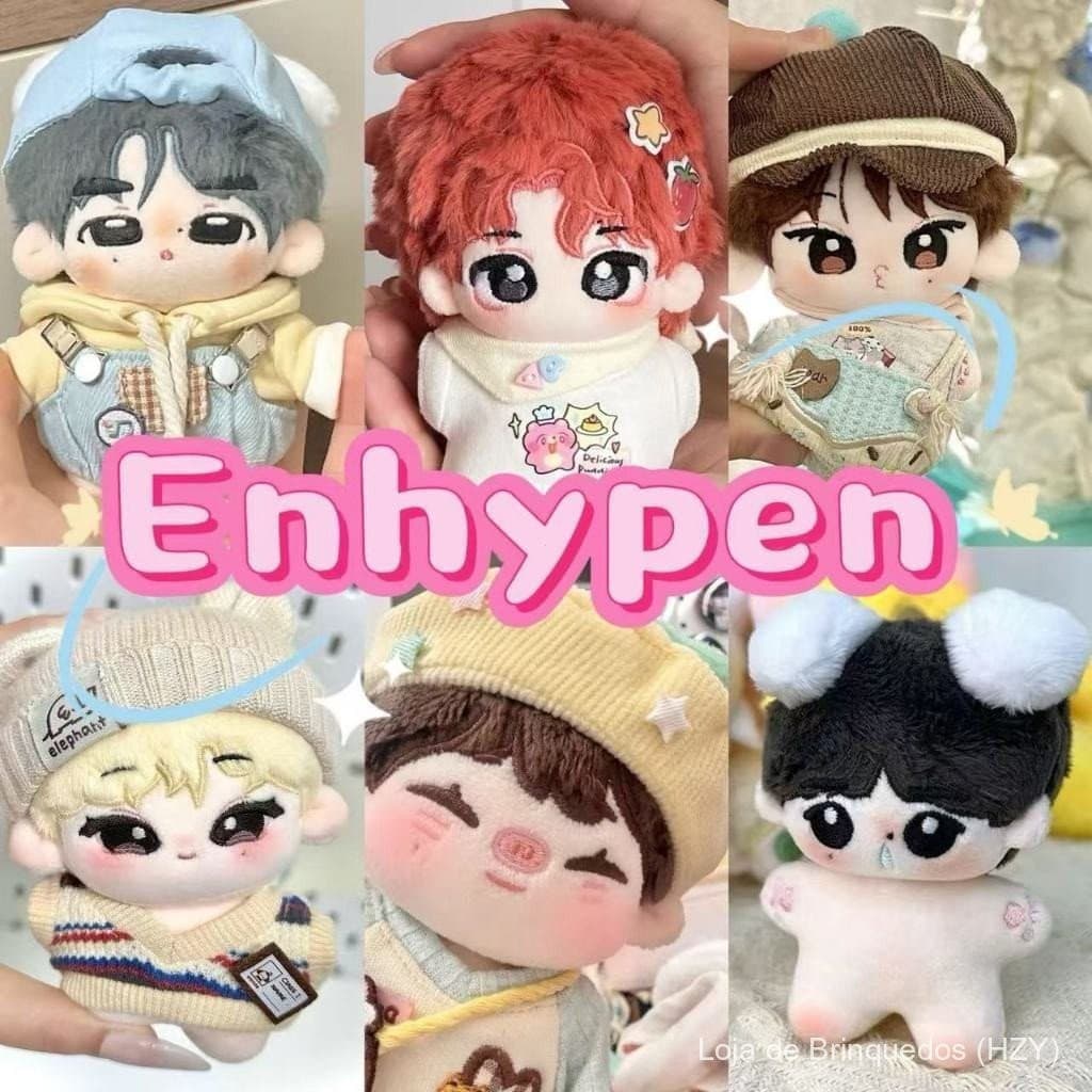 Boneco de Pelúcia de 10cm ENHYPEN JUNGWON HEESEUNG HYBE SUNOO Figura de Celebridade Coreana Brinquedos Macios PR GRZ9 YC
