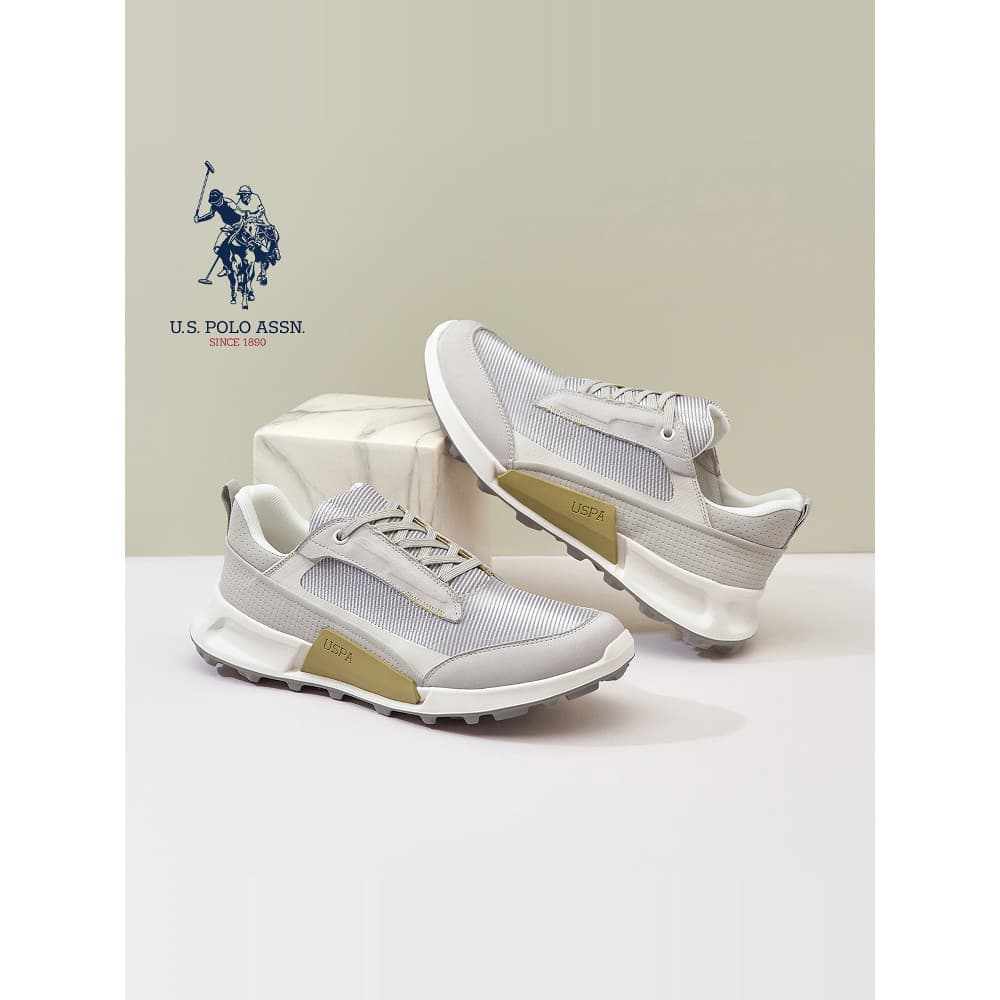 USPA American Polo Association Sapatos Masculinos Genuínos Primavera Respirável Moda Casual Calçados Esportivos Masculin