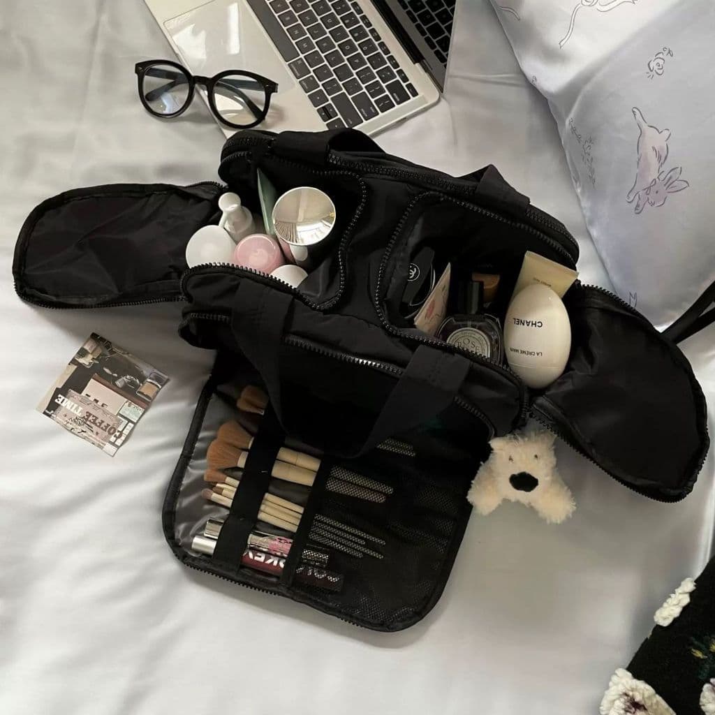 Bolsa cosmética  para viagem, armazenamento portátil de Grande capacidade