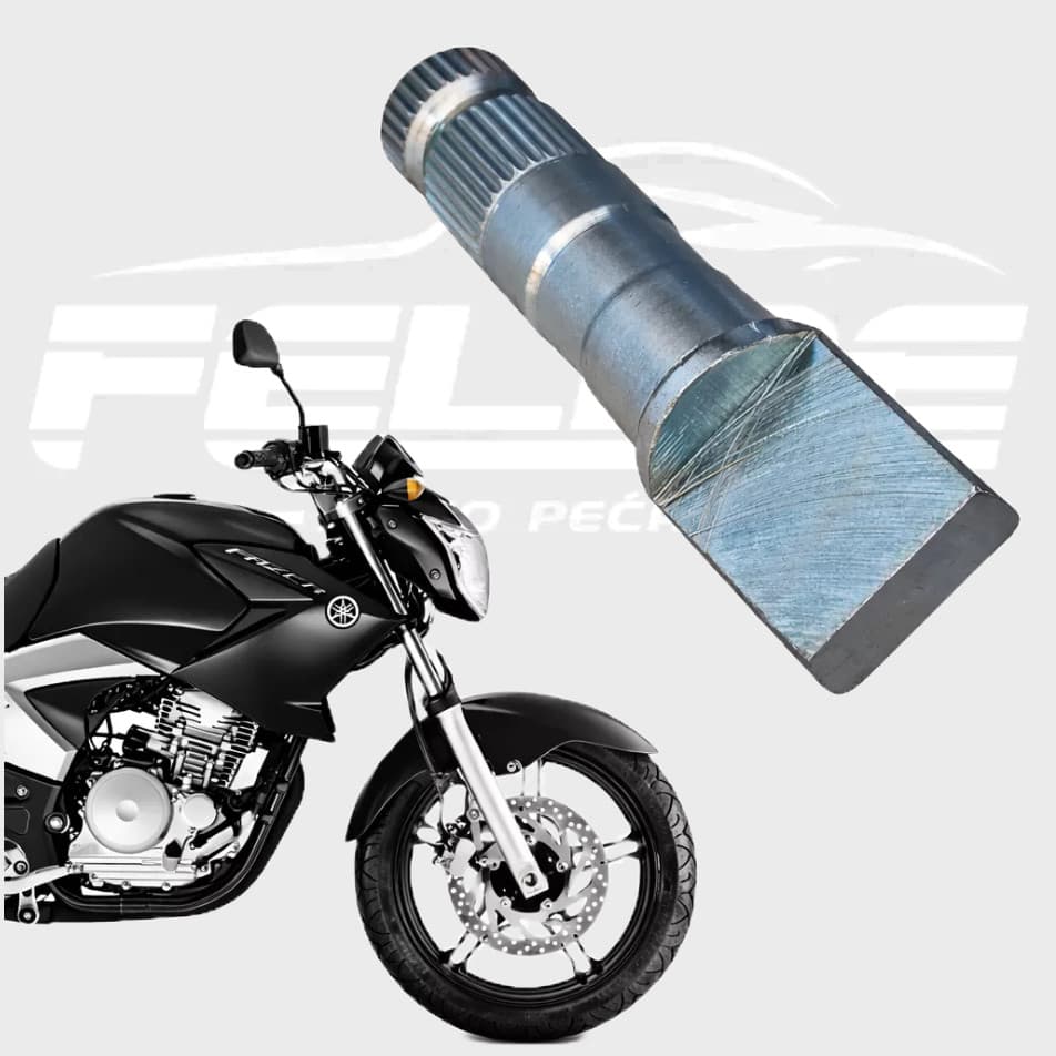 Eixo Abre Patim Freio A Tambor Traseiro YBR Factor 125 150 Fazer 150 250 Crosser 150