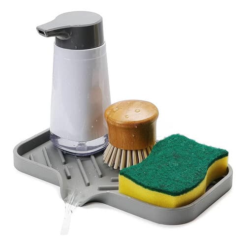 Escorredor Porta-saboneteira Silicone Bico Drenagem Cozinha