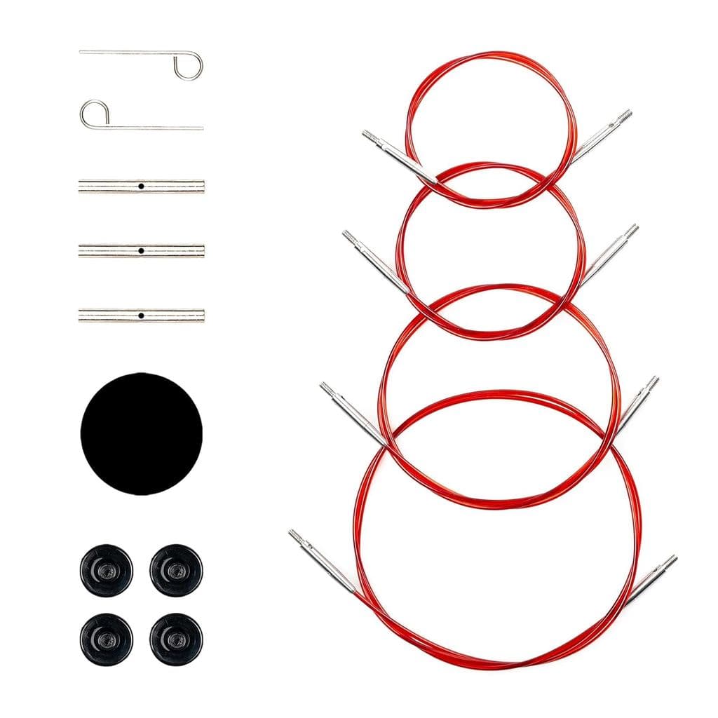 Malha de Aço Inoxidável Trançada Intercambiável Ruidi para Joias, 32cm (12,6 pol.), 38,5cm (15,2 pol.), 43cm (16,9 pol.)